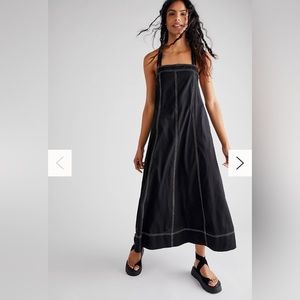 Free People Desert Hearts Apron maxi dress